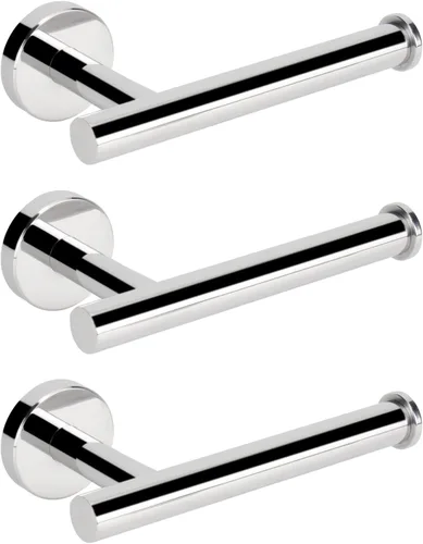 Miniatura 22 de NearMoon Portarrollos de papel higiénico para baño, acero inoxidable premium SUS304 a prueba de óxido, soporte para rollo de papel higiénico montado