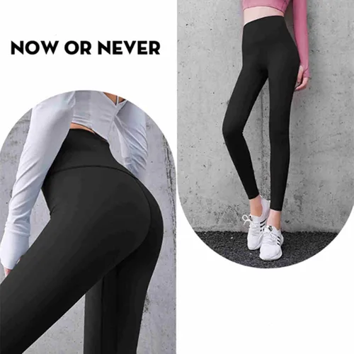 Miniatura 2 de ZHAOXIAN Pantalones de yoga de cintura alta con bolsillos, control de abdomen, pantalones de entrenamiento para mujer, leggings de yoga elásticos