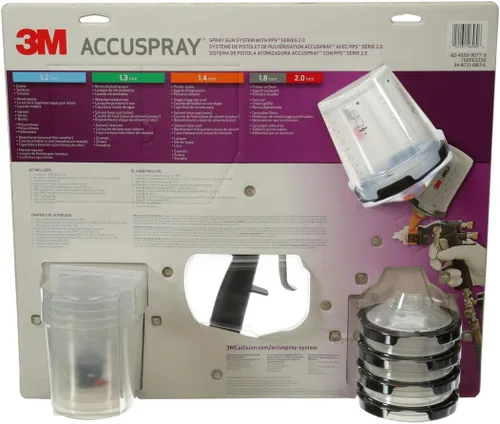 Miniatura 6 de 3M Accuspray - Sistema de pistola de pintura con PPS 2.0, 26580, estándar, 22 onzas, uso para automóviles, muebles, gabinetes y más, 1 pistola