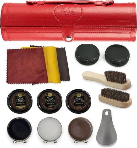 Miniatura 9 de Stone and Clark Original Shoe Polish & Care Kit - Leather Shoe Shine Kit for Men & Women