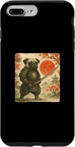 Miniatura 12 de Pug Samurai Japanese Warrior Costume Sumi-e Art Funny Case for iPhone 17