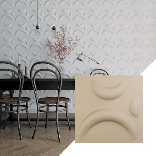 Miniatura 28 de Ekena Millwork WP12X12SEWH 11 7/8 pulgadas de ancho x 11 7/8 pulgadas de alto Sevilla EnduraWall Decorativo 3D Panel de Pared Cubre 0.98 pies Blanco