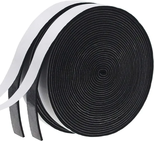 Miniatura 9 de Tira de Sellado Meteorológico para Puertas, Tira de Sellado para Puertas y Ventanas, 1 Pulgada x 1/8 Pulgada x 33 Pies, Cinta de Aislamiento