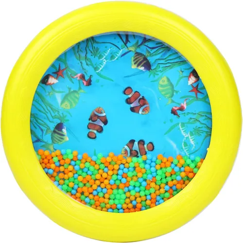Miniatura 8 de Musfunny Tambor de Olas de Mar con Cuentas. Instrumento Musical con Suaves Sonidos del Mar. Juguetes Educativos de Música para Niños, Niñas y Bebés