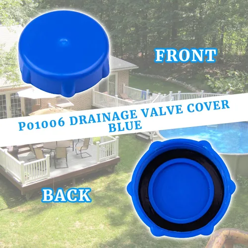 Miniatura 4 de P01006 Reemplazo de la tapa de válvula de drenaje compatible con herramientas seleccionadas de piscina de tierra Bestway, accesorios incluye junta