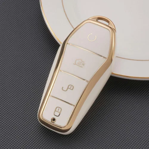 Miniatura 13 de Funda de TPU para llave de coche, para BYD Tang EV600 Han EV Yuan Plus ATTO 3 Song Plus Pro MAX DMI MAX Qin, BlackA