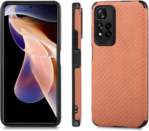 Miniatura 123 de Funda para Redmi Note 11 4G, funda para Redmi Note 11 4G con funda de teléfono 2 en 1, color amarillo