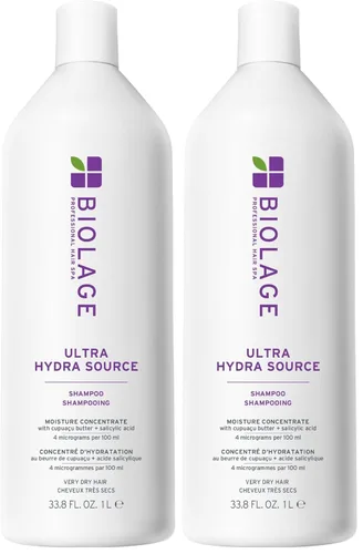 Biolage Ultra Hydra Source Shampoo - Deeply Moisturizes & Conditions Very Dry Hair, For Thick Hair