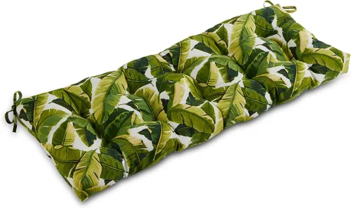 Miniatura 24 de Greendale Home Fashions Cojín de banco para exteriores de 51 pulgadas, Adobe Stripe