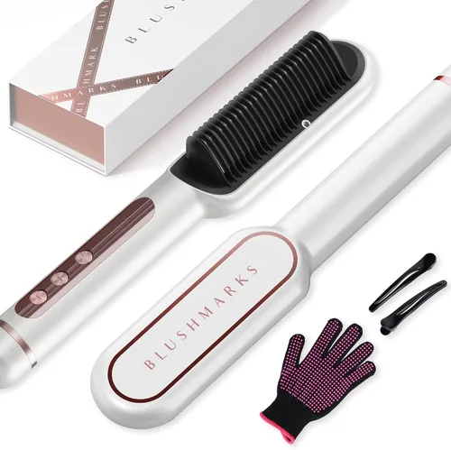 Miniatura 8 de Airflow - Plancha y rizadora de pelo 2 en 1, plancha plana de titanio con rejillas de refrigeración de 360° para bloqueo de estilo, doble voltaje