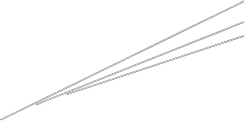 Miniatura 7 de uxcell Tubo capilar de acero inoxidable 304, OD 0.028 in x 0.004 in pared gruesa 11.811 in longitud tubo de metal para maquinaria industrial, 3 unids