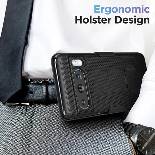 Miniatura 4 de Encased Funda para cinturón compatible con Pixel 8 Pro con clip de funda y soporte (8 Pro)