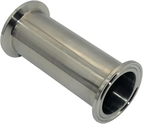 Tubería redonda inconsútil del acero inoxidable 316, tubo OD 1.5 ", longitud de 4"/102MM, carrete sanitario del trío del trébol de 1.5" con el