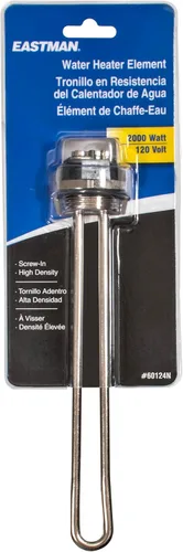 Miniatura 12 de Eastman Elemento calentador de agua eléctrico recto de 120 V x 1500 W de alta densidad, elemento de calentamiento de agua caliente con funda