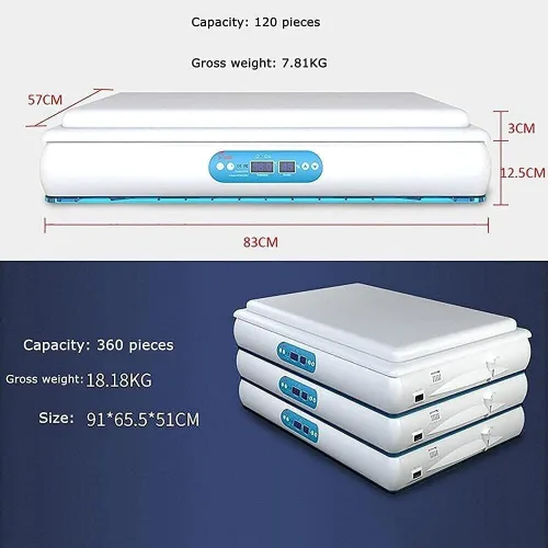Miniatura 3 de Incubators Automatic Egg Incubator Poultry Hatching Machine Temperature Control Humidity Control for Hatching Chicks, Ducks, Quail 120pcs/layer(120