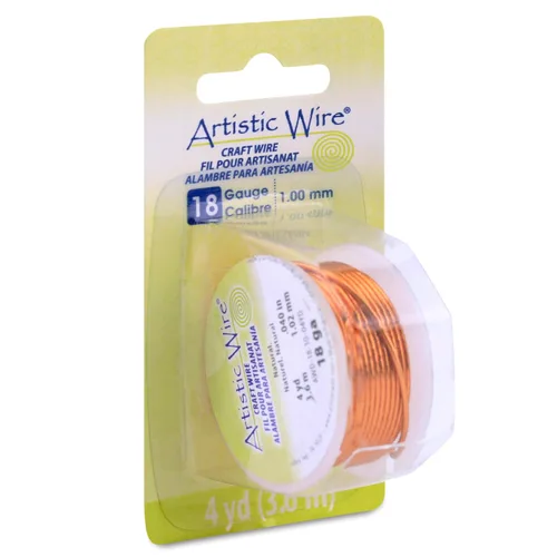 Miniatura 48 de Artistic Wire Alambre de Cobre Coloreado Plateado en Plata Resistente al Deslustre para Manualidades y Envolver Joyería, Resistente al Deslustre