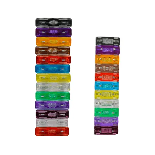 Juego surtido de 250 fusibles de cuchilla de automóvil, fusible automático estándar y mini fusible de automóvil para marina, RV, cámper, barco,