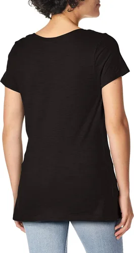 Miniatura 3 de Hanes Shirred camiseta cuello en V para mujer