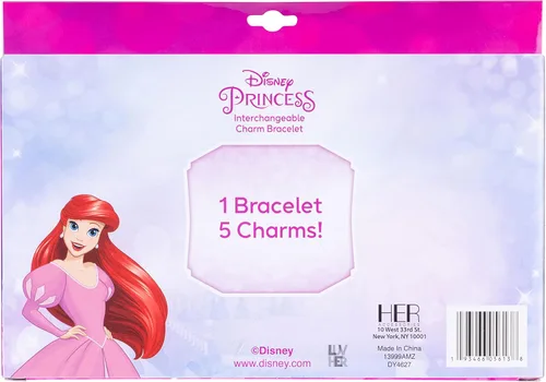 Miniatura 9 de LUV HER Juego de caja de abalorios para niñas con 1 pulsera y 5 dijes intercambiables, a partir de 3 años