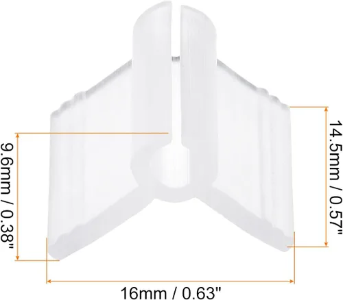 Miniatura 2 de Clip de injerto para ramas de plantas, [para jardín] - 0.118 in/transparente/50