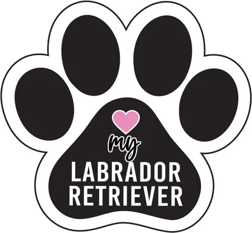 Miniatura 10 de Love My Dog Bleed Paw Print Dog - Imán para nevera y taquilla (imán de huella de perro) (Pitbull)