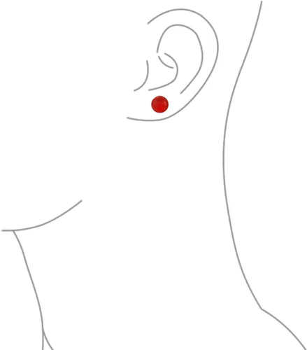 Miniatura 16 de Aretes grandes de plata de ley 925 con piedras preciosas naturales de 0.394 pulgadas para mujeres y adolescentes, variedad de piedras de nacimiento