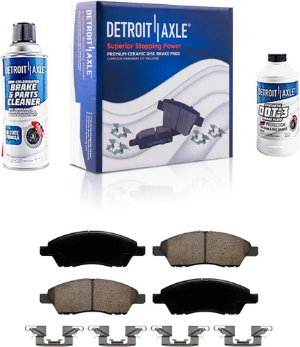 Miniatura 50 de Detroit Axle - Pastillas de Freno Delantero para Nissan Altima Maxima Sentra 350Z Cube Juke Versa INFINITI G20 G35 I30 I35 Suzuki SX4, Pastillas