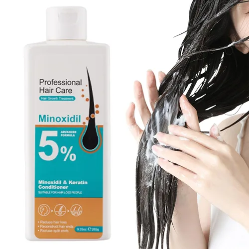 Miniatura 12 de Crema de masaje de cuero cabelludo de minoxidil al 5 % para el crecimiento del cabello, crema de minoxidil profesional, rápido crecimiento y 2 pzas