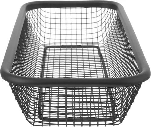 Toddmomy Cesta de almacenamiento de vajilla organizador de utensilios para cajones de cocina, lavavajillas, cubiertos, barra de cesta de acero
