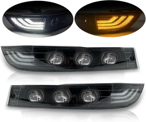 Miniatura 17 de Fog Lights Compatible With 2013 2014 2015 Ford Explorer Front Bumper Driving Lamp Assembly Clear Lens