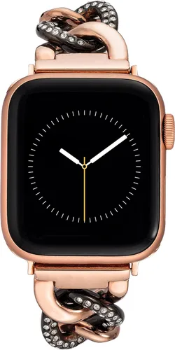 Miniatura 8 de Pulsera de cadena de moda Anne Klein para Apple Watch, segura, ajustable, correa de repuesto para Apple Watch, se adapta a la mayoría de las muñecas
