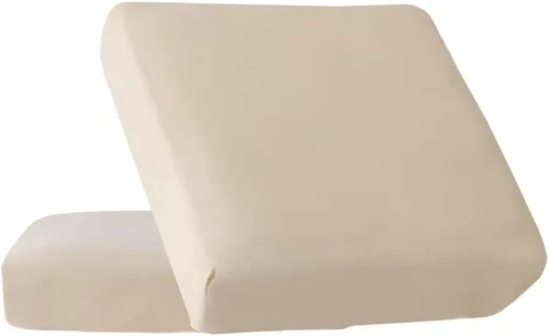 Miniatura 12 de HOOBUY Funda de cojín impermeable para sofá de 3 piezas, elástica, protector de muebles con elástico, adecuado para sofás de 3 plazas (3, beige)