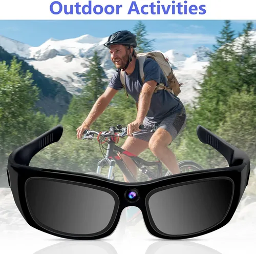 Miniatura 2 de Gafas de sol Cámara HD 1080P Sport Cámara Gafas de Vídeo Gafas de sol Cámara Deportiva, Gafas de sol Bluetooth Ciclismo Cámara de Video