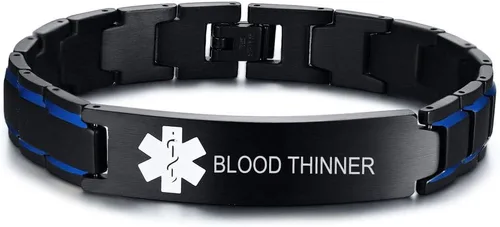 Miniatura 18 de VNOX Pulsera ajustable de acero inoxidable cepillado de 2 tonos con grabado personalizado gratis, identificación de alerta médica, unisex