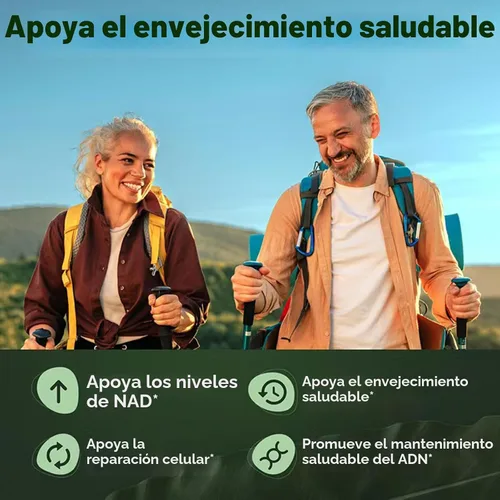 Miniatura 4 de 1PCSLumine Organics NAD+ Suplemento para apoyo al metabolismo energético, cápsulas liposomales que contienen resveratrol, nicotinamida ribosideana
