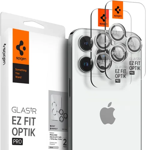 Miniatura 14 de Spigen Protector de pantalla para lente de cámara [GlasTR EZ Fit Optik Pro] Diseñado para iPhone 17 Pro Max iPhone 17 Pro [Compatible con fundas]
