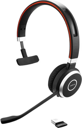 Miniatura 10 de Jabra Evolve 65 SE - Auriculares inalámbricos mono - Auriculares Bluetooth con micrófono de cancelación de ruido, batería de larga duración