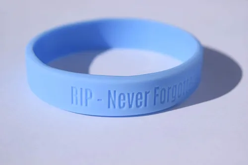 Miniatura 42 de Reminderband - Pulsera clásica de silicona 100% personalizada – Pulsera de goma de silicona personalizada – Personalizable, eventos, regalos, apoyo