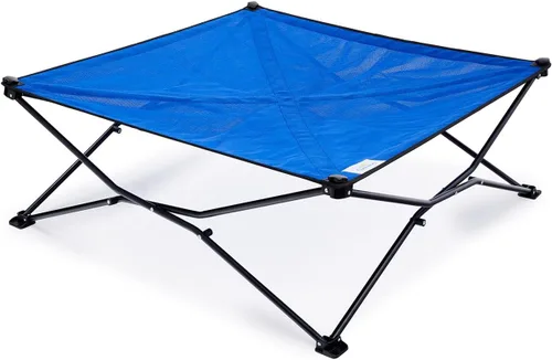 Miniatura 22 de Coolaroo On-The-Go - Cama elevada para perros plegable y portátil con tela transpirable y resistente a la humedad, bolsa de transporte incluida
