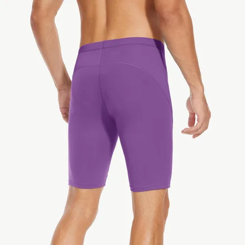 Miniatura 50 de Traje de baño deportivo competitivo para hombre, traje de entrenamiento de resistencia de carreras, pantalones cortos de natación de secado rápido