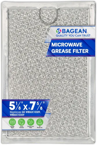 Miniatura 7 de Filtro de microondas de repuesto de 7.64" x 5.12" para GE WB06X10309 WB06X10359 Filtro de grasa de microondas – También se ajusta a LG Kenmore y más