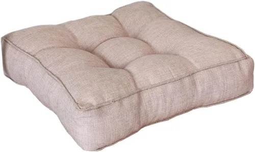 Miniatura 23 de Cojín cuadrado sólido de 16 pulgadas para silla, estilo tatami, cojín antideslizante y grueso, tapete suave para silla de oficina, cocina, comedor