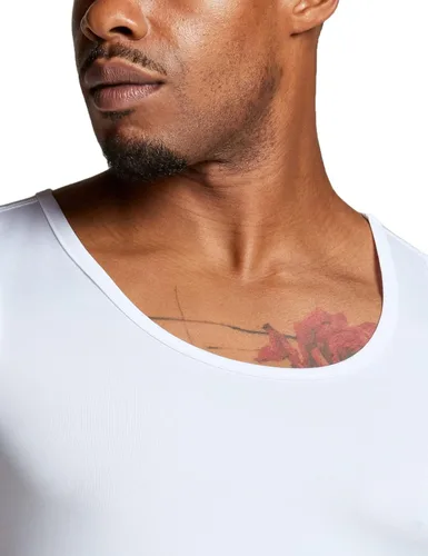 Miniatura 6 de TSLA Paquete de 1 o 3 camisetas sin mangas de compresión atlética para hombre capa base de entrenamiento para deportes frescos y secos