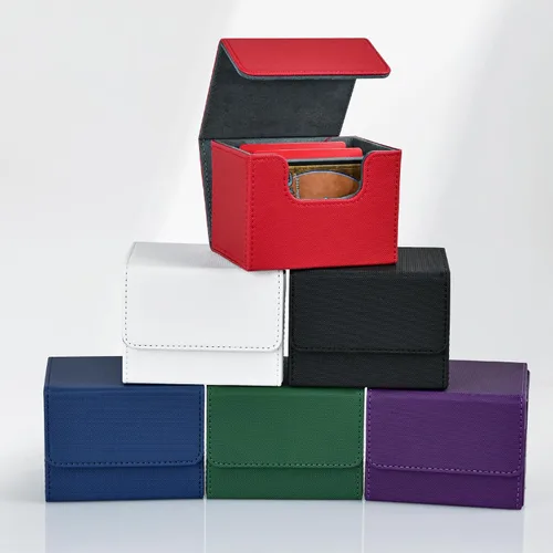 Miniatura 7 de Caja de almacenamiento de cartas ZLCA para MTG, estuche de cubierta de comandante que contiene más de 120 cartas con funda individual, caja