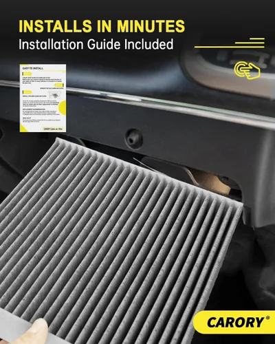 Miniatura 9 de Filtro de aire de cabina con carbón activado para Honda Accord 2003–2022, Civic 2006–2015, CR-V 2007–2016, Odyssey 2005–2017, Pilot 2009–2022