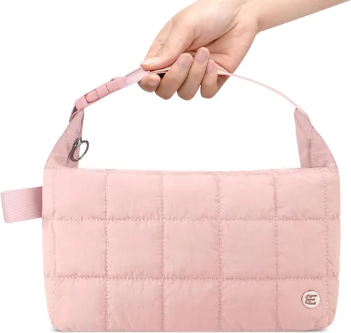 Miniatura 9 de Bolsa de almuerzo Elmklare para mujeres y hombres, caja de almuerzo acolchada tipo puffer para mujeres, bolsas de almuerzo con aislamiento a prueba
