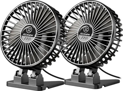 JZCreater Ventilador de escritorio USB, mini portátil, 3 velocidades, ventilador de refrigeración personal silencioso para el hogar, escritorio,
