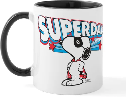 Miniatura 5 de CafePress Crabby Snoopy - Taza de café de cerámica (11 oz)