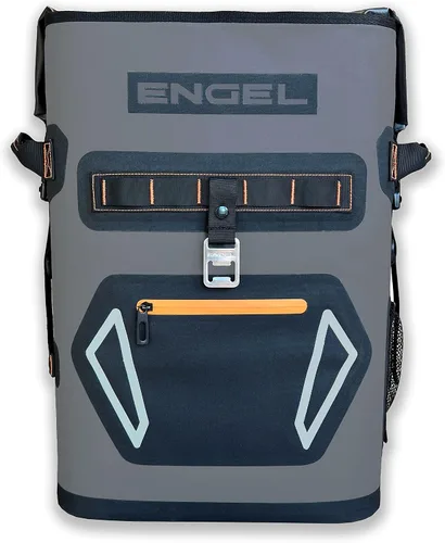 Miniatura 12 de Engel BP25 Hielera de alto rendimiento con tapa enrollable de 25 cuartos de galón para mochila