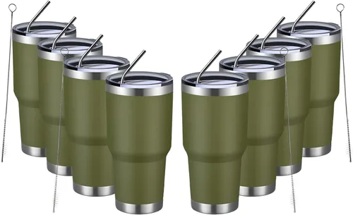 Meway vaso para café de 30 onzas Verde militar